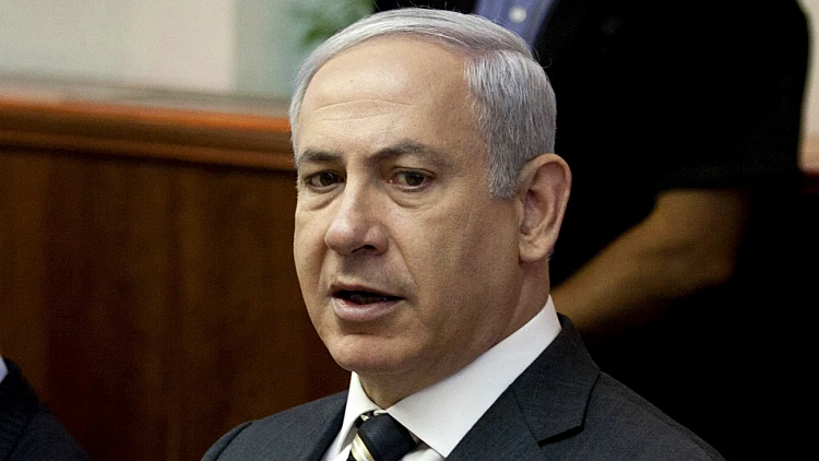 בנימין נתניהו בישיבת ממשלה