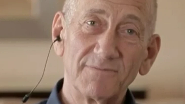 ראש הממשלה לשעבר, אהוד אולמרט, בראיון לחדשות 10