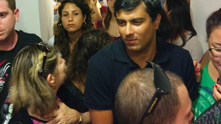 התור בקופות לכרטיסים של הבקסטריט בויז