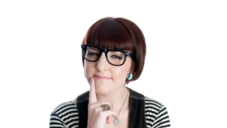 בחורה עם רעיון