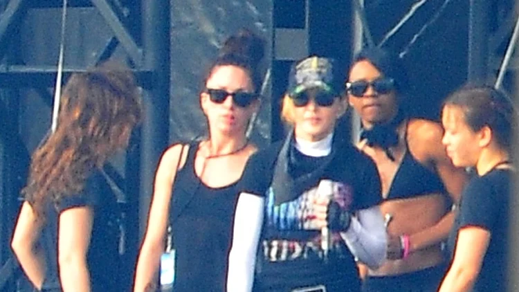 מדונה בחזרות בישראל