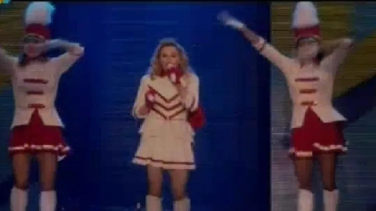 מדונה בהופעה ברמת גן