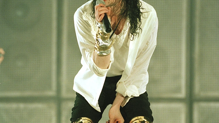 מייקל ג'קסון בהופעה