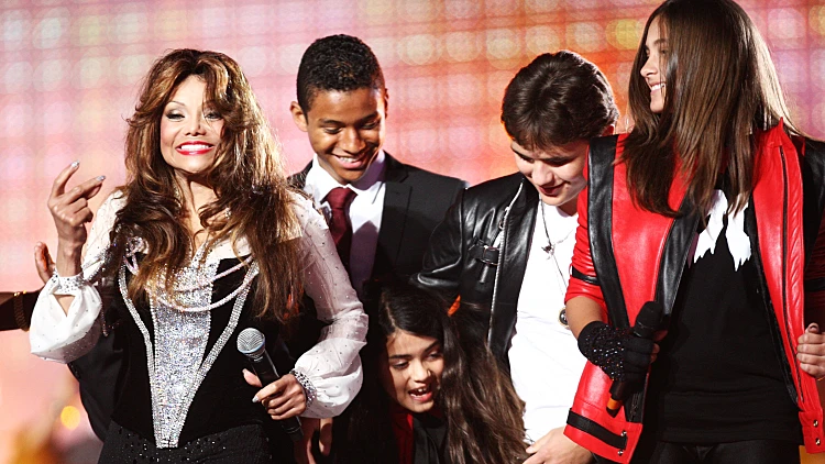 פרינס, פריס ובלנקט ג'קסון עם לה טויה ג'קסון