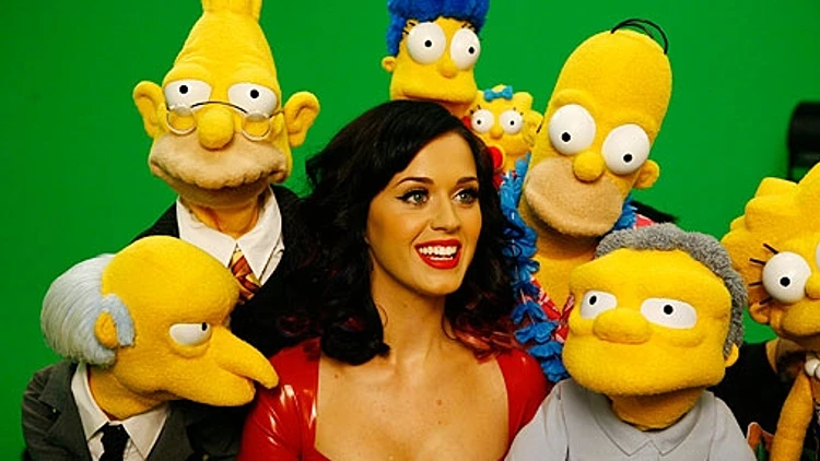 קייטי פרי עם הסימפסונים