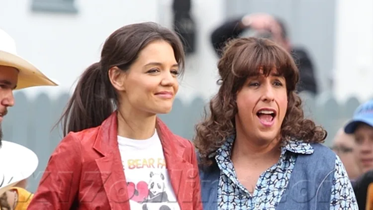 אדם סנדלר וקייטי הולמס בסרט "ג'ק וג'יל"