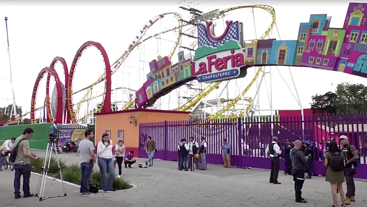 פארק השעשועים במקסיקו בו קרתה תאונת רכבת הרים