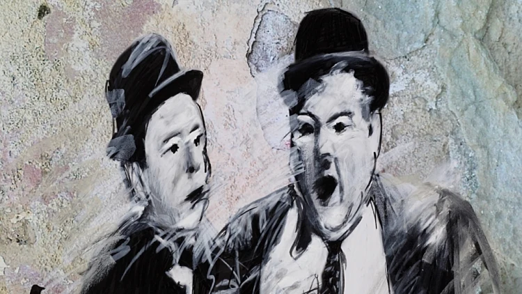 לורל והארדי מתוך התערוכה