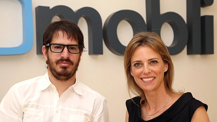 עירית זינגר, סמנכ"ל השיווק ומשה חוגג, מייסד ומנכ"ל mobli