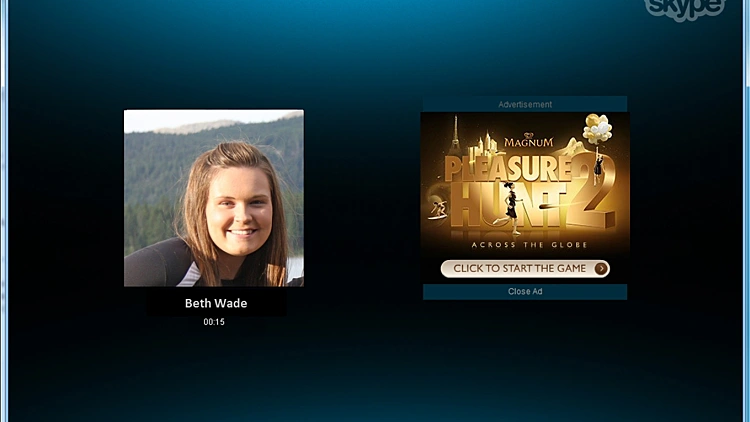 פרסומת בסקייפ