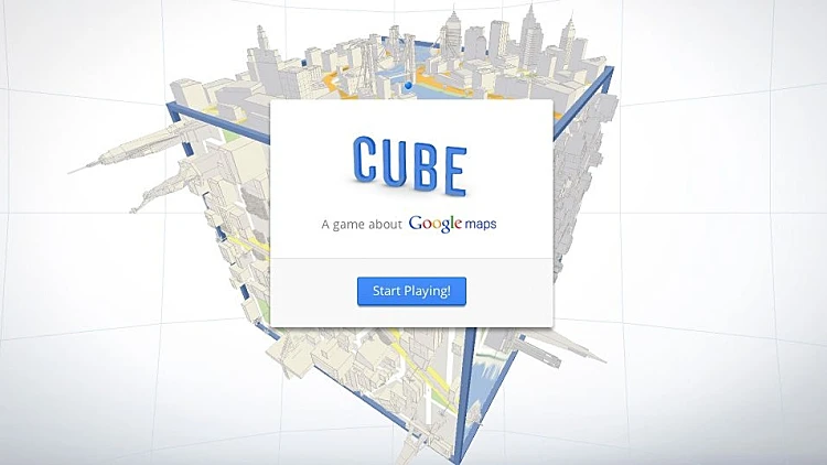 cube - משחק גוגל קוביה