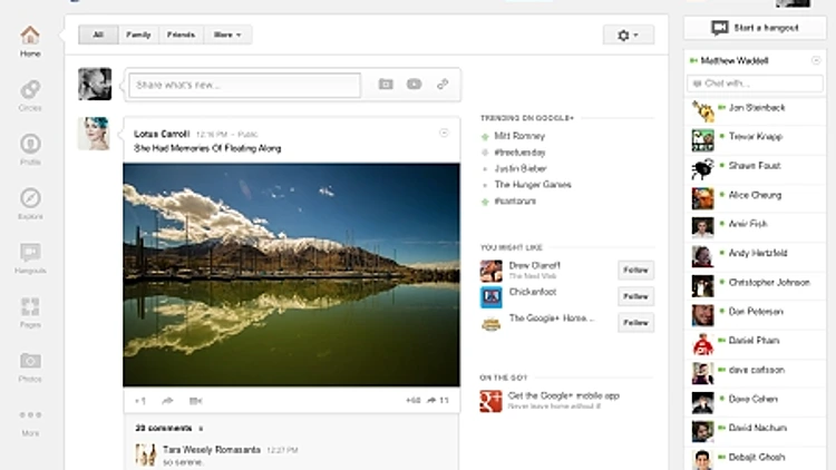 מתיחת פנים לגוגל פלוס