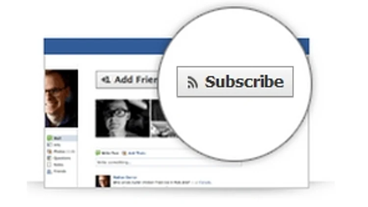פייסבוק אפשרות subscribe