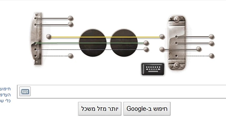 גוגל דודל לכבוד יום הולדתו של ממציא הגיטרה החשמלית