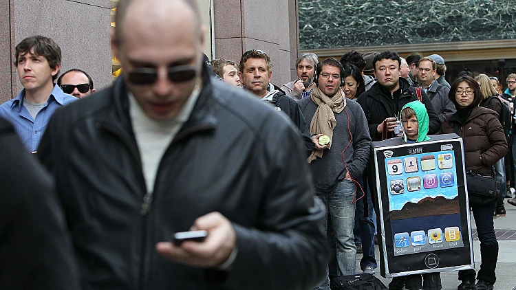 תור בהשקת האייפד