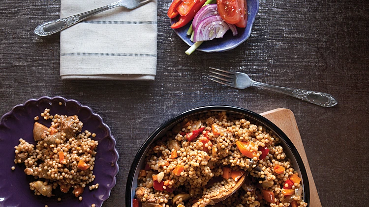 תבשיל פתיתים ירקות ופרגיות