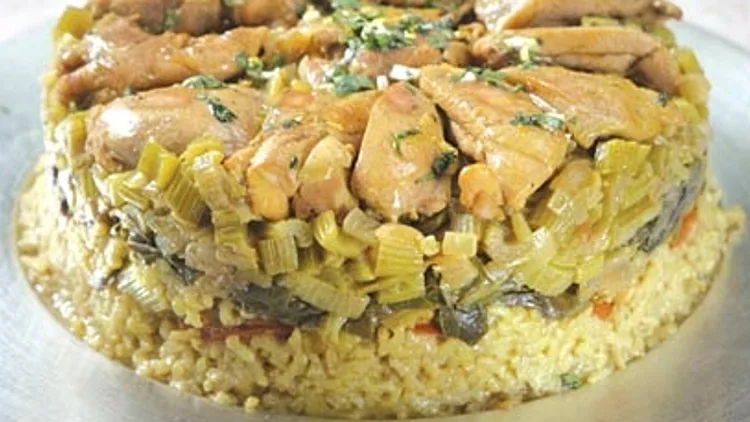 מקלובה פרגיות עלי מנגולד וסלרי - מתוך אתר עץ הזית