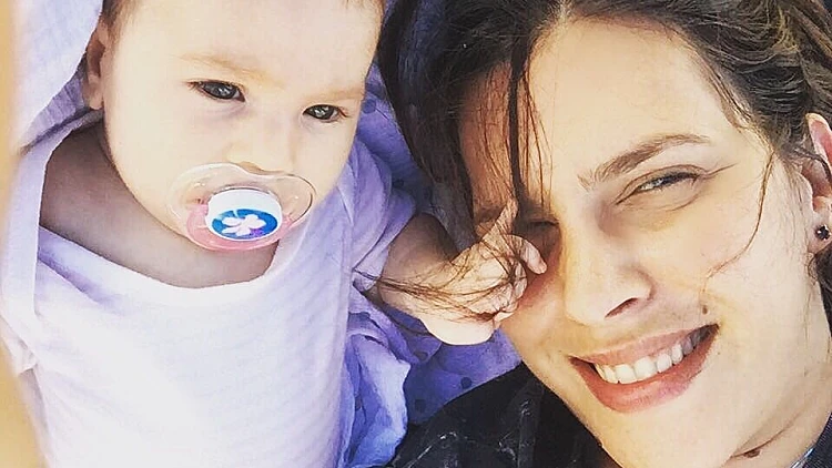 לירון שמם ובתה