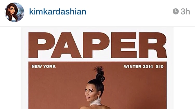 קים קרדשיאן חושפת ישבן