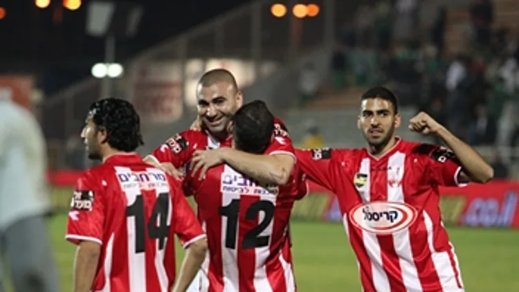 ערן לוי וחברים חוגגים ניצחון על אשדוד