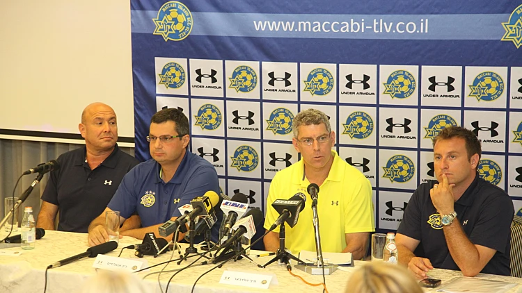 מכבי תל אביב בכדורגל הכריזה הבוקר רשמית על מדי הקבוצה החדשים של המותג UNDER ARMOUR - חמישה משחקני הקבוצה חשפו את המדים החדשים