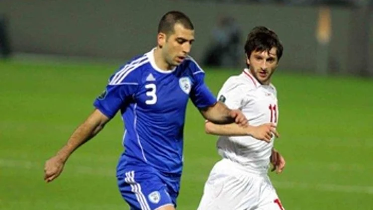 בן חיים במדי הנבחרת מול גיאורגיה