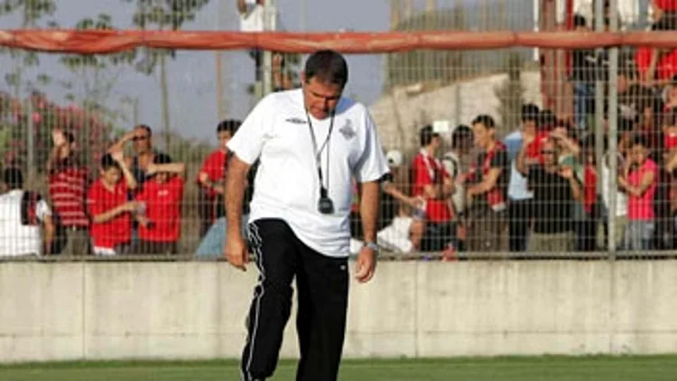 אלי גוטמן באימון הפועל תל אביב