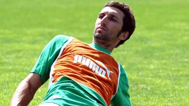 אריק בנאדו באימון מכבי חיפה