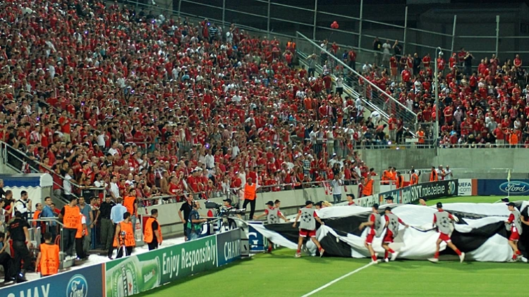 הפועל תל אביב נגד זלצבורג במסגרת מוקדמות ליגת האלופות. הפועל מעפילה לליגת האלופות. תוצאה 1-1