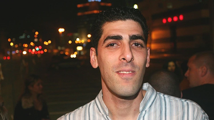 משה מזרחי בארוע ההשקה של "בסלון של האוירון" בערוץ אגו