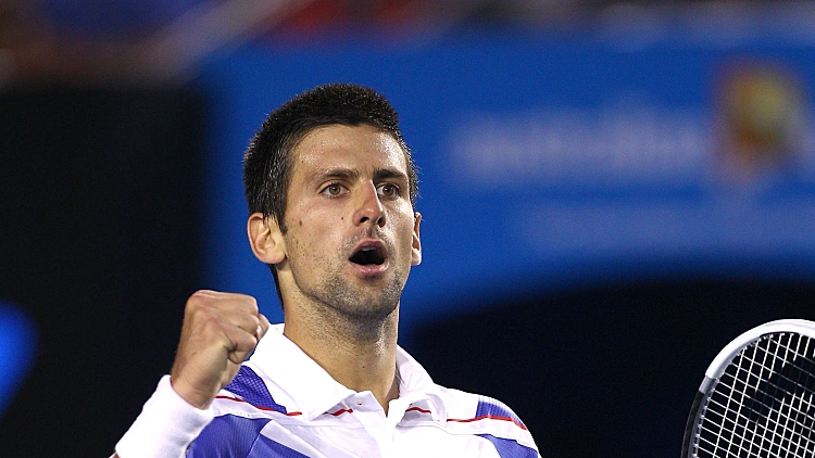 נובאק דיוקוביץ' חוגג באוסטרליה