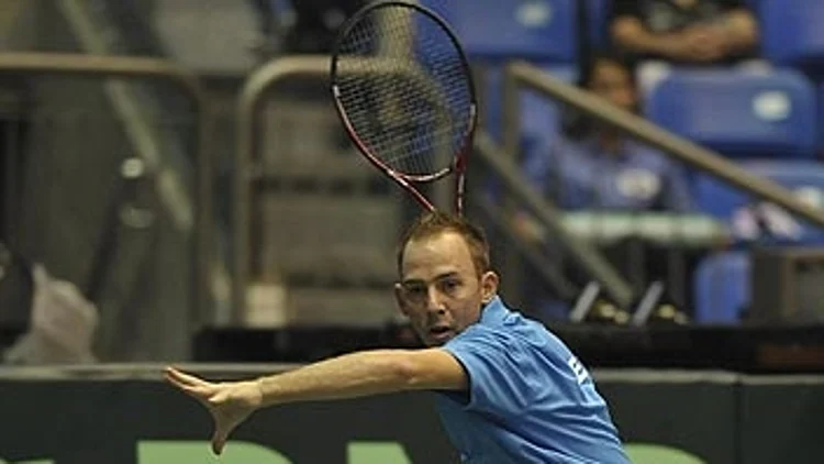 סלע בגביע הדיוויס מול אוסטריה בנוקיה