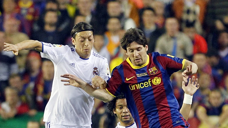 מסי מול אוזיל בגמר הגביע הספרדי