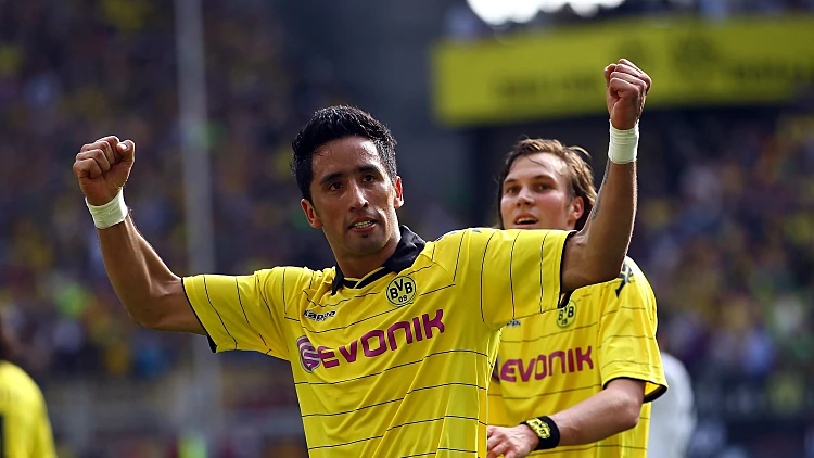 באריוס, חלוץ דורטמונד, חוגג שער