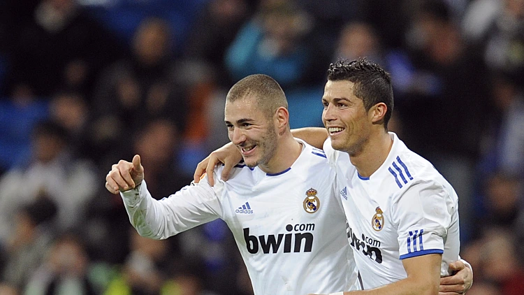 כריסטיאנו רונאלדו וכרים בנזמה חוגגים בגביע המלך