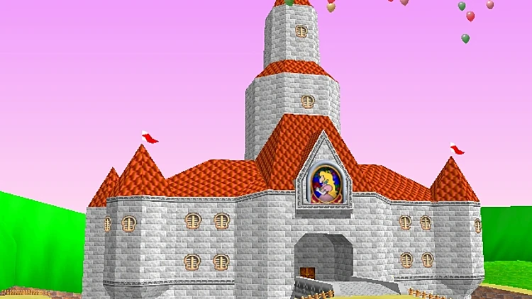 תמונה של הטירה של הנסיגה פיץ' מהמשחק סופר מריו