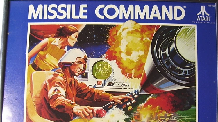 תמונת יח"צ של המשחק בקלאסי Missile Command