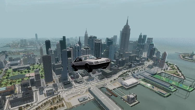 תמונה של מכונית מעופפת מהמשחק GTA