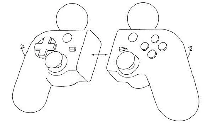 תרשים של הבקר החדש של הפלייסטיישן