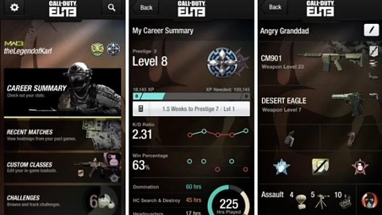 Call of Duty Elite לאייפון