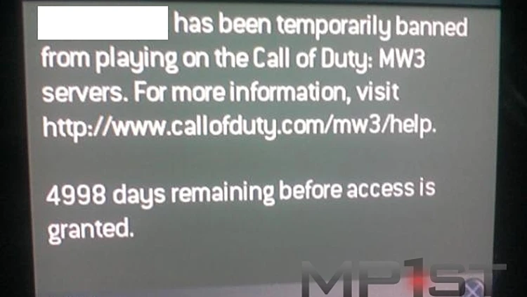 MW3: באן ל-5000 יום