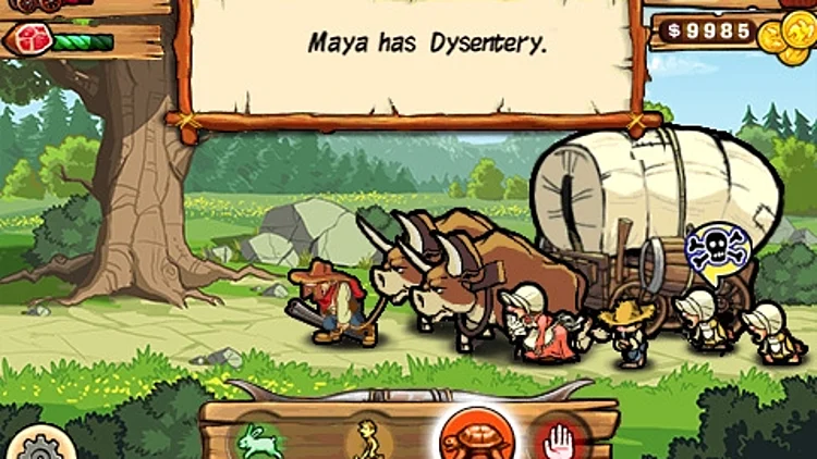 צילום מסך מתוך The Oregon Trail