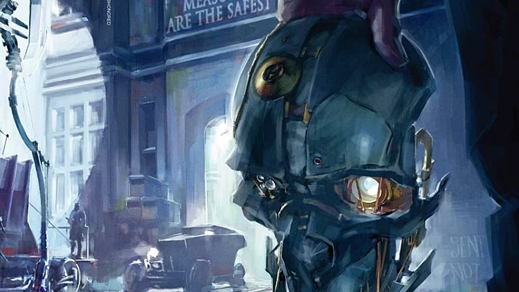 עטיפת מגזין game informer אוגוסט עם concept art של Dishonored