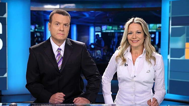 מיקי חיימוביץ ויעקב אילון באולפן הדינמי