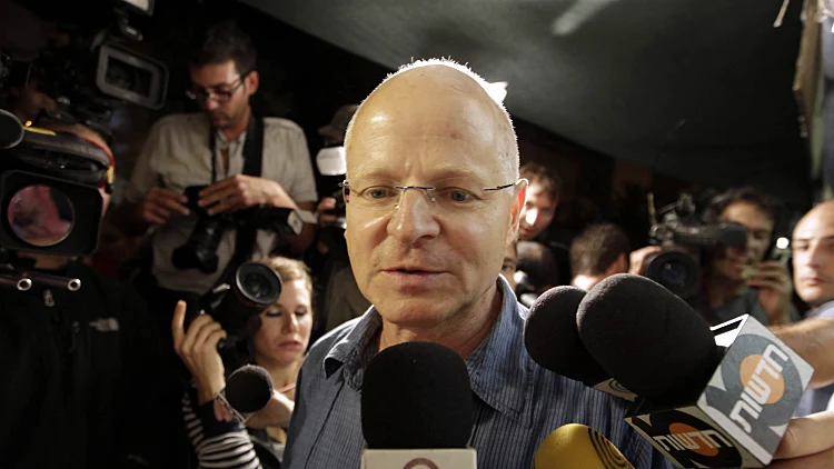 נועם שליט במאהל המחאה בירושלים