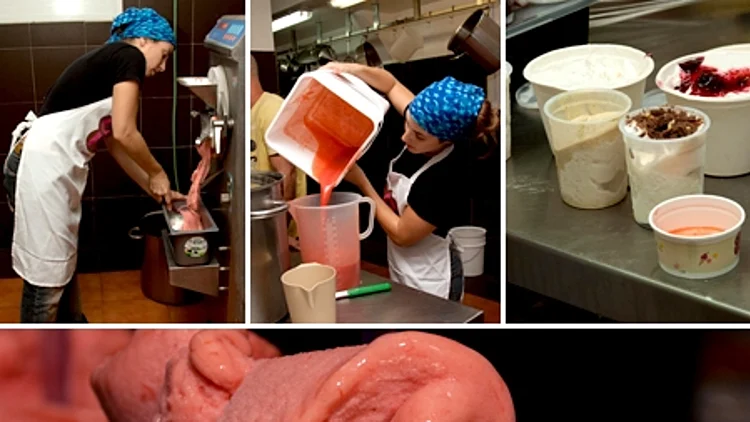 גלידת cono בקיבוץ הזורע