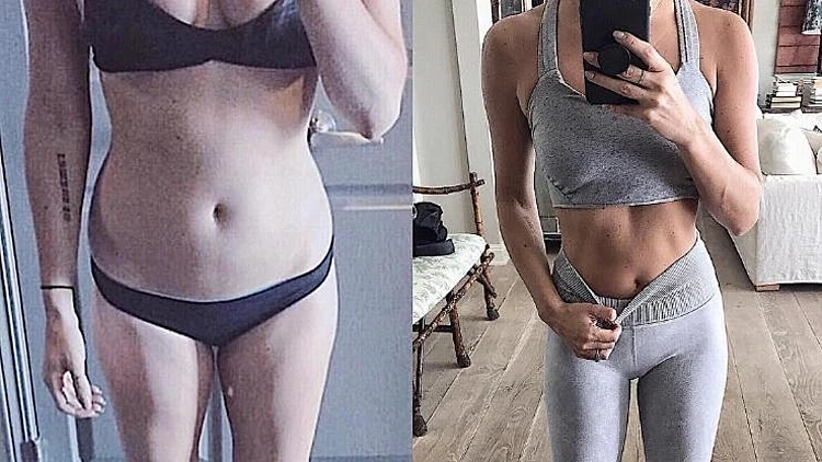 ירדה רק 2 קילו אבל הגוף השתנה מהקצה אל הקצה כך