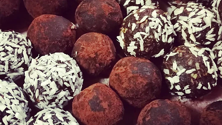 כדורי שוקולד בלי חמאה