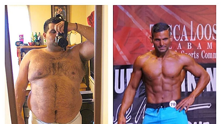 לא תאמינו איך הוא השיל 72 קילוגרמים!