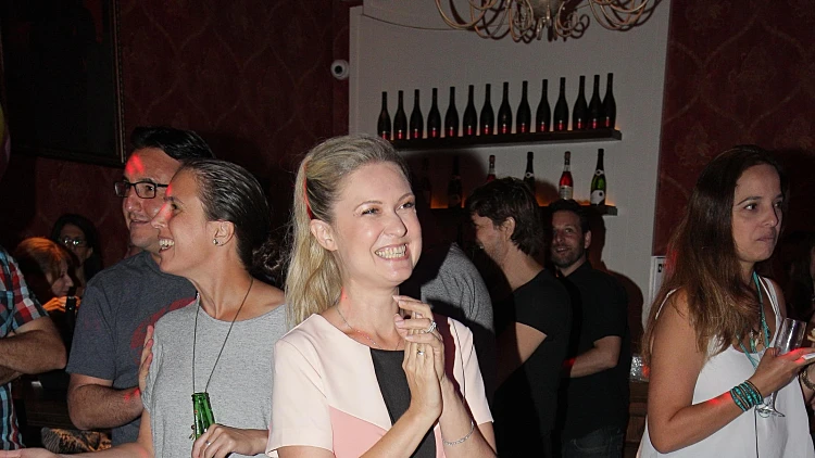 מיכל ינאי. חוגגת